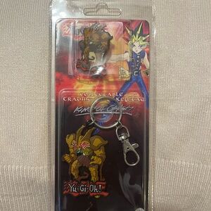 Yu-Gi-Oh! Keychain with Clip - Black and Red